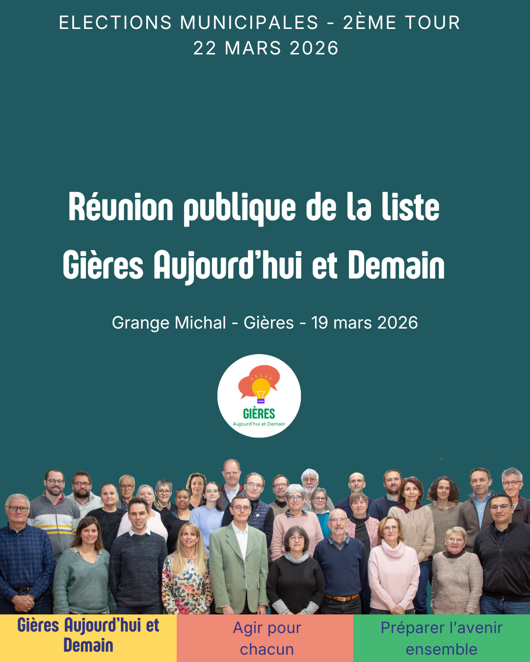 Présentation réunion publique Présentation réunion publique entre 2 tours